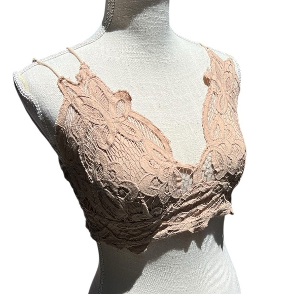 🌻 FREE PEOPLE Adella Bralette in Nude Size XS/S - Picture 5 of 11